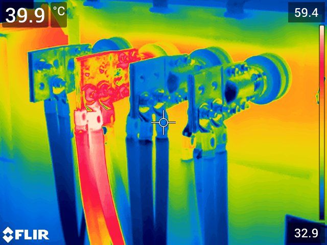 Termografia realizada pela CEL