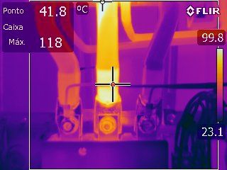 Termografia realizada pela CEL