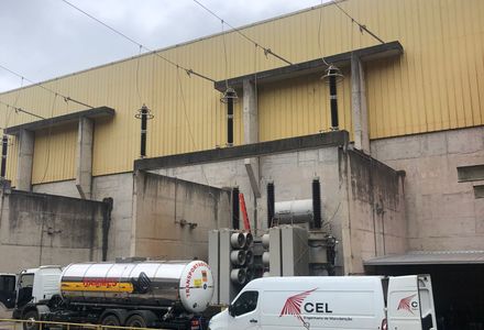 Manutenção corretiva elétrica em equipamento de subestação de energia