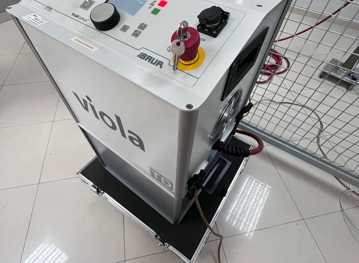 VIOLA TD da BAUR no laboratório de ensaios